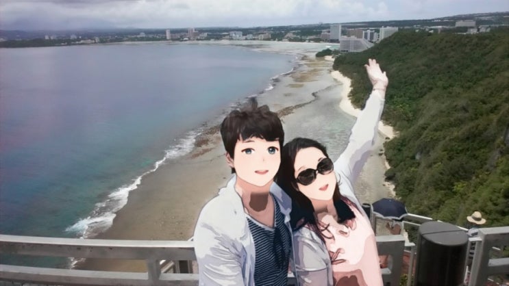  괌 태교여행 :) 사랑의절벽 아가나비치 더그릴앳산타페 솔레다드요새 곰바위 메리조공원부두 드라이브