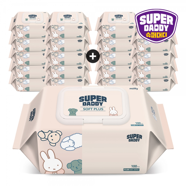 갓성비 좋은 슈퍼대디 미피 아기물티슈 소프트플러스 캡형 100매 20팩 추천해요 갓성비 좋은 슈퍼대디 미피 아기물티슈 소프트플러스 캡형 100매 20팩 추천해요
