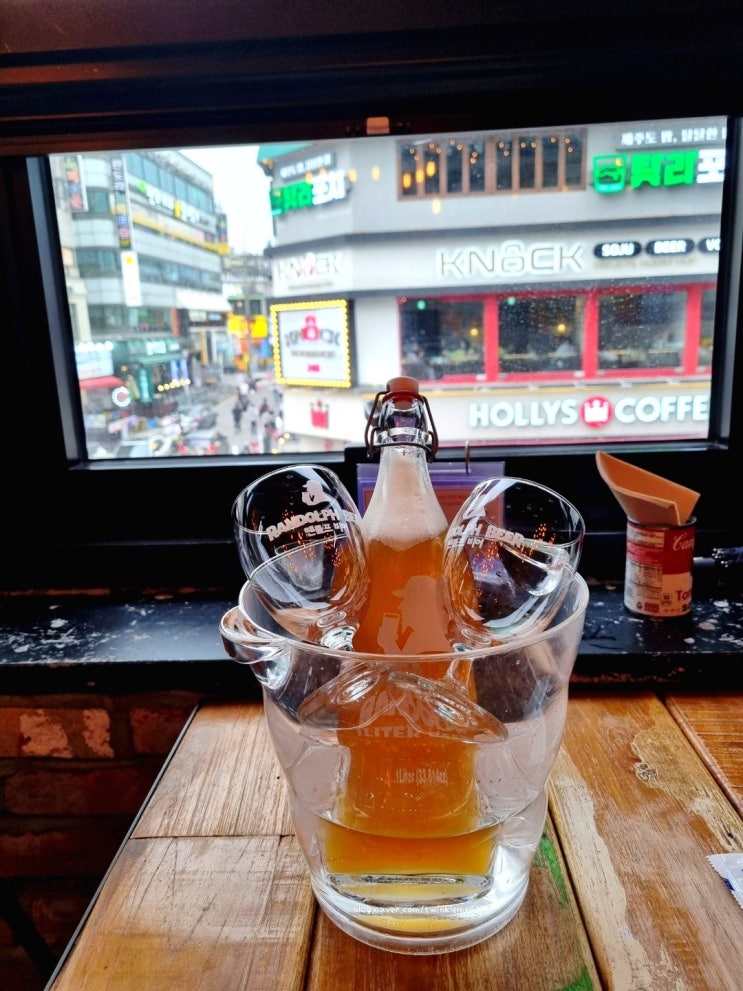  인계동 랜돌프비어/ 피자와 1리터 수제맥주의 조합
