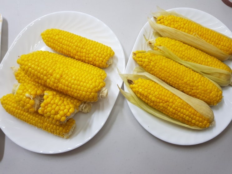  단짠하게 초당옥수수 먹는법  -  버터구이도 할거에요.