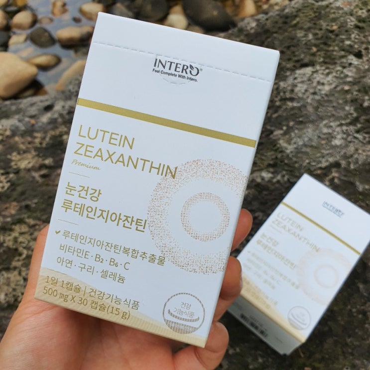  눈건강 지키는 인테로 루테인지아잔틴 눈영양제 추천:))