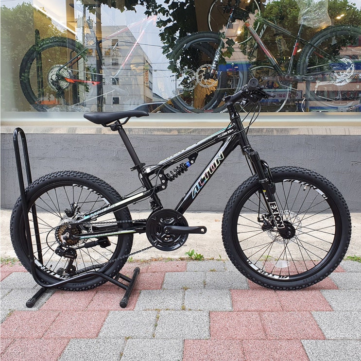 2021년 알톤 엑시언 22FS 21단 초등학생 MTB 시마노 투어니 가성비 입문용 자전거