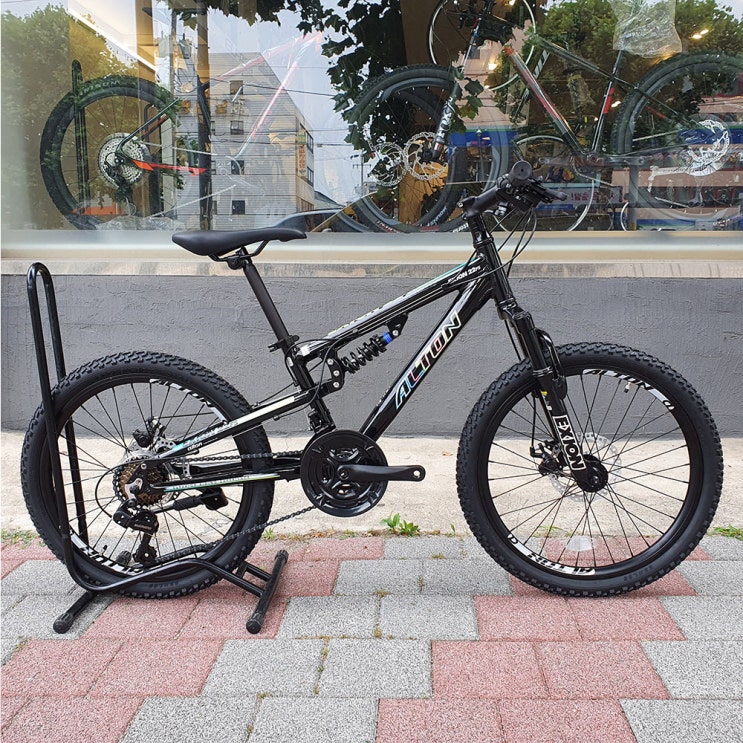  2021년 알톤 엑시언 22FS 21단 초등학생 MTB 시마노 투어니 가성비 입문용 자전거