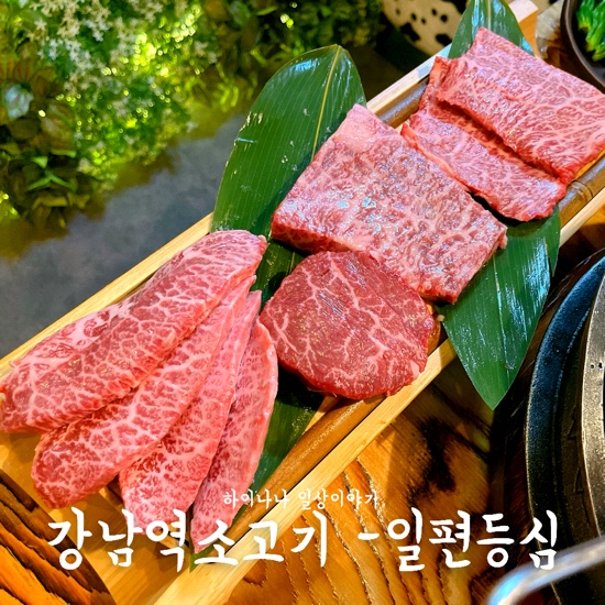  70번째 맛탐방[강남역소고기/일편등심] 콜키지프리 서비스와 투플러스 한우