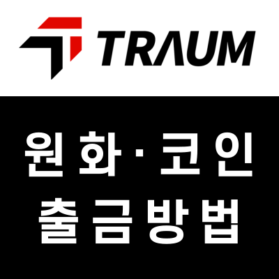 TRAUM (트라움FX) 원화 / 비트코인 / 이더리움 출금방법