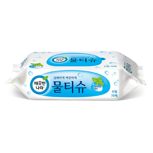 인지도 있는 깨끗한나라 페퍼민트 물티슈 리필형, 70매, 50팩 추천해요 인지도 있는 깨끗한나라 페퍼민트 물티슈 리필형, 70매, 50팩 추천해요