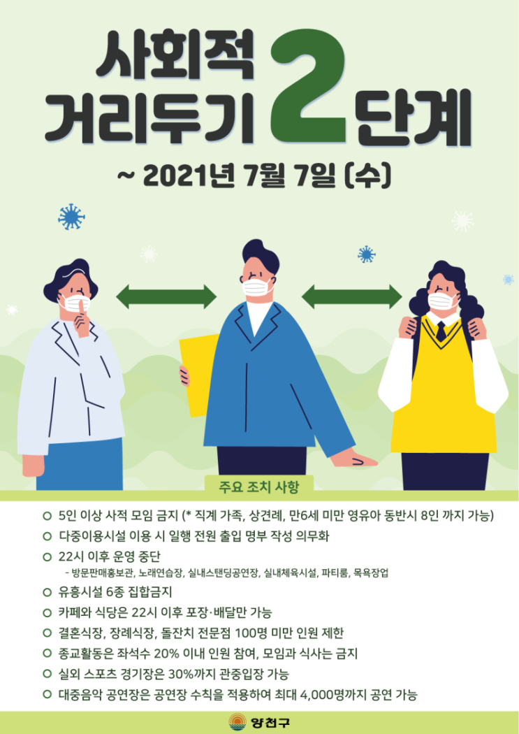  '수도권 현행 거리두기 체계 일주일 간 유지'