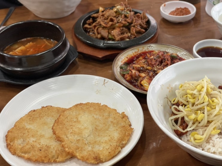 [음식] 원조 송화보리밥