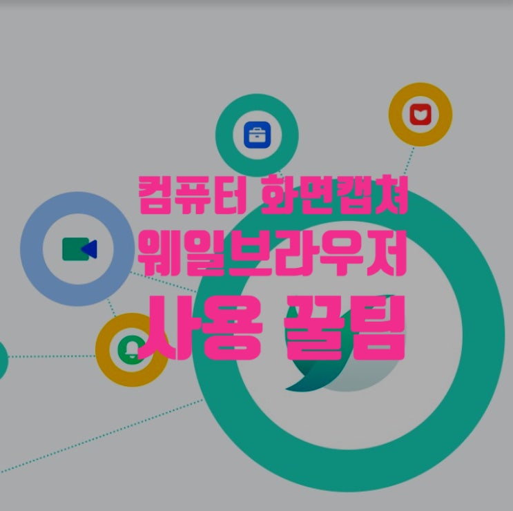 컴퓨터 화면 캡쳐 하는 법 네이버 웨일브라우저 사용 꿀팁 컴퓨터 화면 캡쳐 하는 법 네이버 웨일브라우저 사용 꿀팁