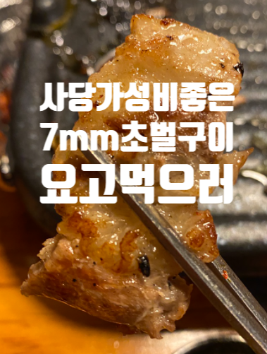  사당역 고기집 데이트 추천 1357철판삼겹 가성비 좋은 아지트 느낌
