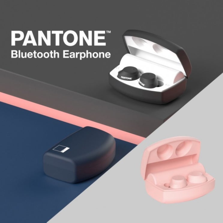 인기있는 PANTONE 팬톤블루투스이어폰 무선 PTB-02, 그레이 좋아요