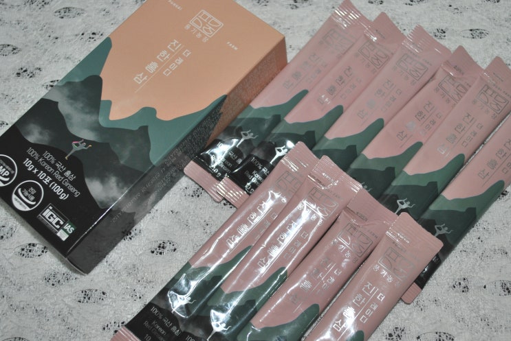  홍삼스틱으로 건강챙기기  풍기농장 진한 홍삼 더 레이디의 진한홍삼맛