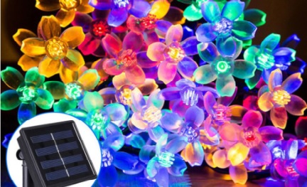  (꽃니슬)태양광 led 벚꽃 트리등 50구 할인판매 (SALE)