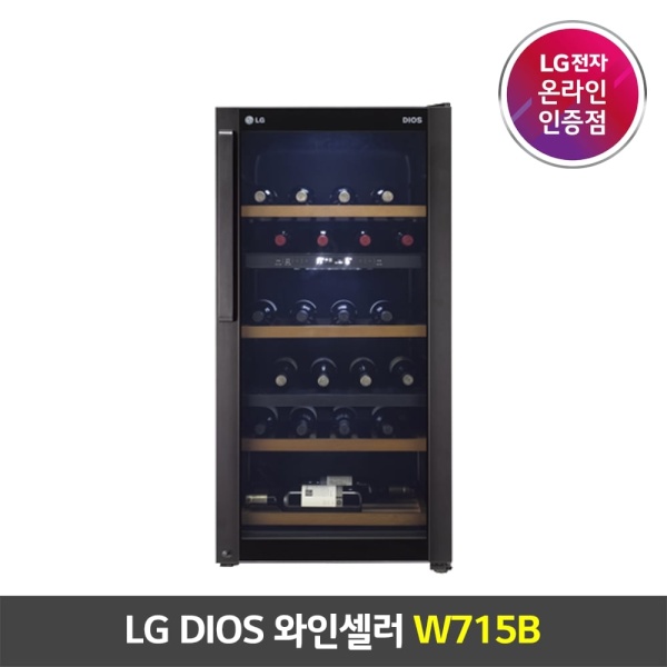 후기가 좋은 two1mall 프리미엄 와인냉장고 [LG전자] LG DIOS 와인셀러 W715B 웨스턴블랙 71병, 760767 좋아요