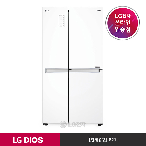 요즘 인기있는 [LG전자] DIOS 양문형 매직스페이스 냉장고 S831W30Q (화이트/821L), 상세 설명 참조 추천합니다