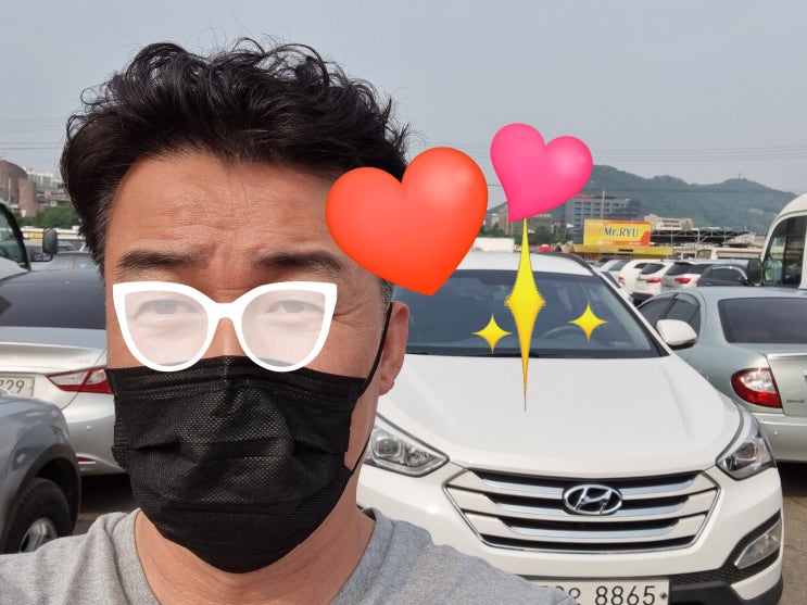  30만 km 싼타페 DM 더프라임 중고시세? 수출 가격이 완전 좋네요.