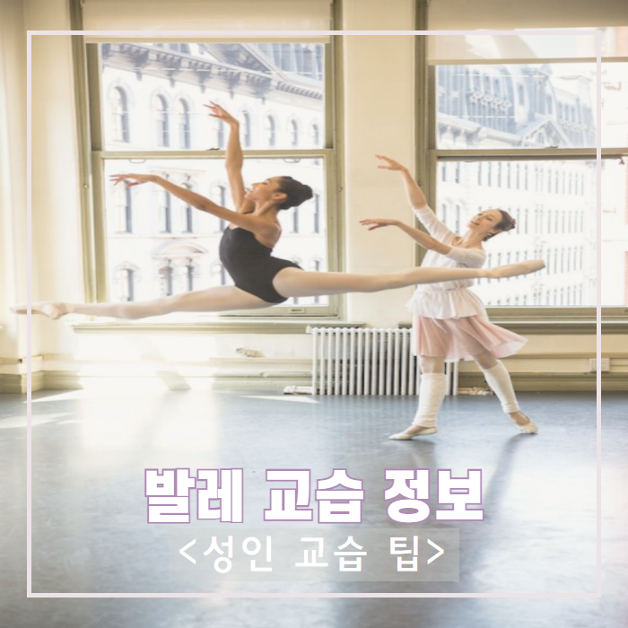  발레교습ㅣ유아부터 성인까지 발레의 정보&팁!