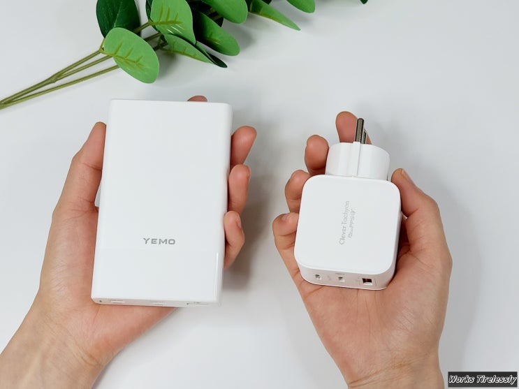  YEMO PD QC 3.0 스탠드형 멀티포트 충전기, 괜찮기는 한데