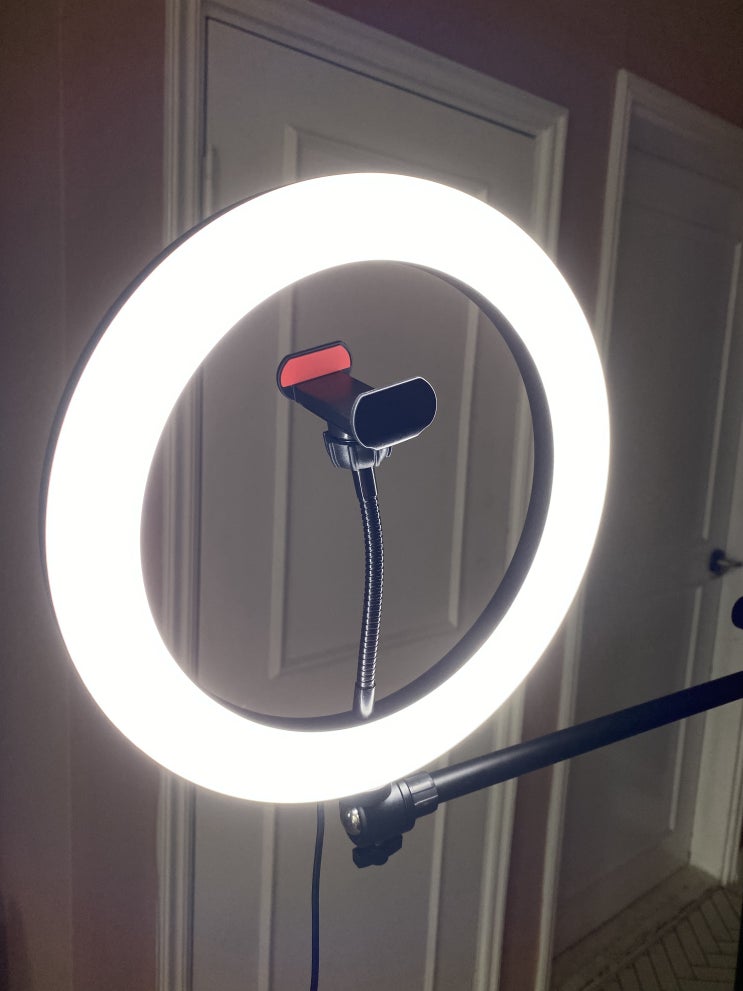 [내돈내산] 유튜버 LED 링라이트 & 만능샷 촬영거치대 & 올란지 미니삼각대 후기