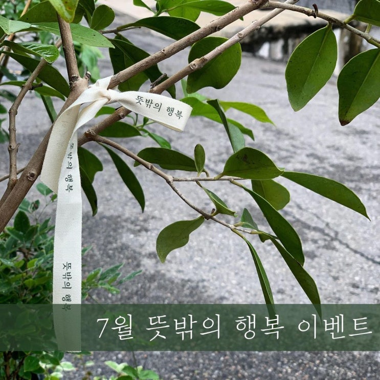 7월 이벤트 이태원 경리단길 뜻밖의행복 참여방법 및 혜택