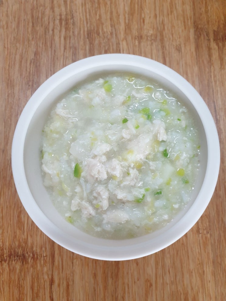  [돌아기유아식단]닭가슴살야채죽