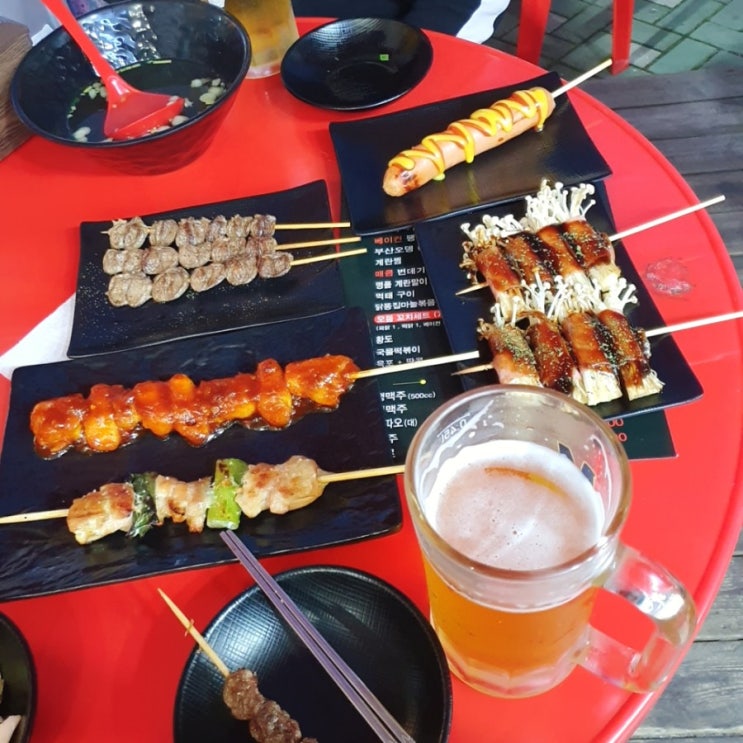  마들역 수내닭꼬치 - 혼술/혼맥 추천, 간단하게 한잔하기 좋은 닭꼬치맛집