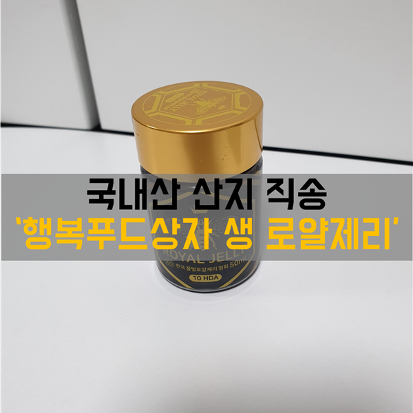  생로얄제리 추천! 면역력 강화에 좋은 로얄제리 먹는법!