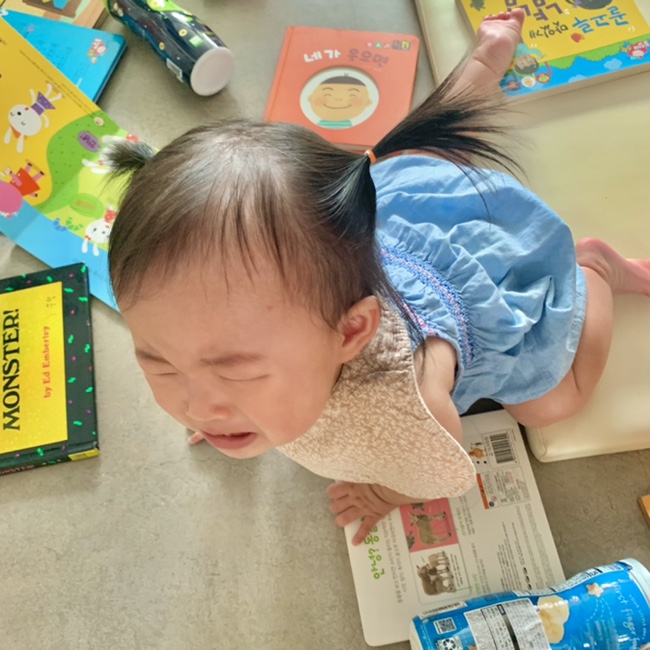 10개월아기 | 재택근무중인 아빠와 아빠바라기 아기 (시아 319일)