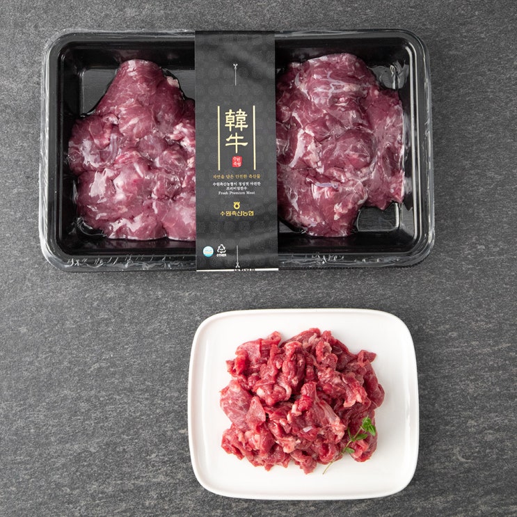  의외로 인기있는 수원축협 한우 1등급 이상 냉장 국거리용 (냉장), 300g, 1개 좋아요