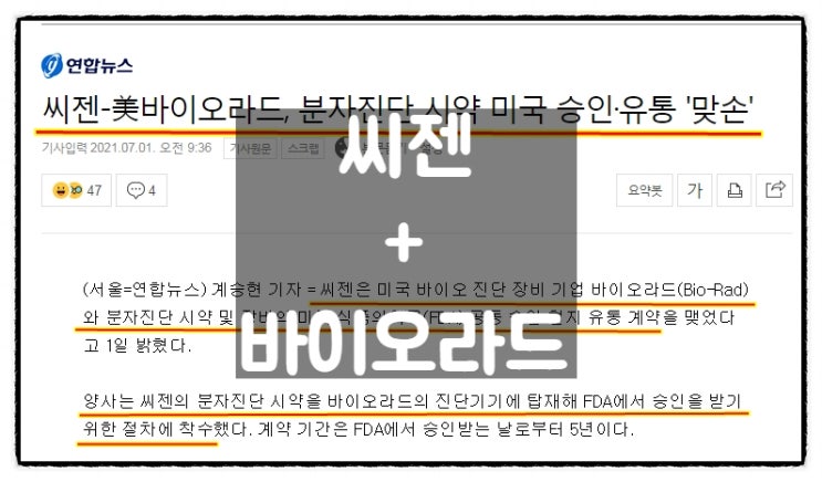  씨젠, 미국 바이오라드와 함께 분자진단 시약 미국승인 절차 착수