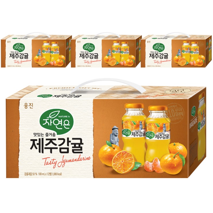 리뷰가 좋은 자연은 제주감귤, 180ml, 48개입 추천해요