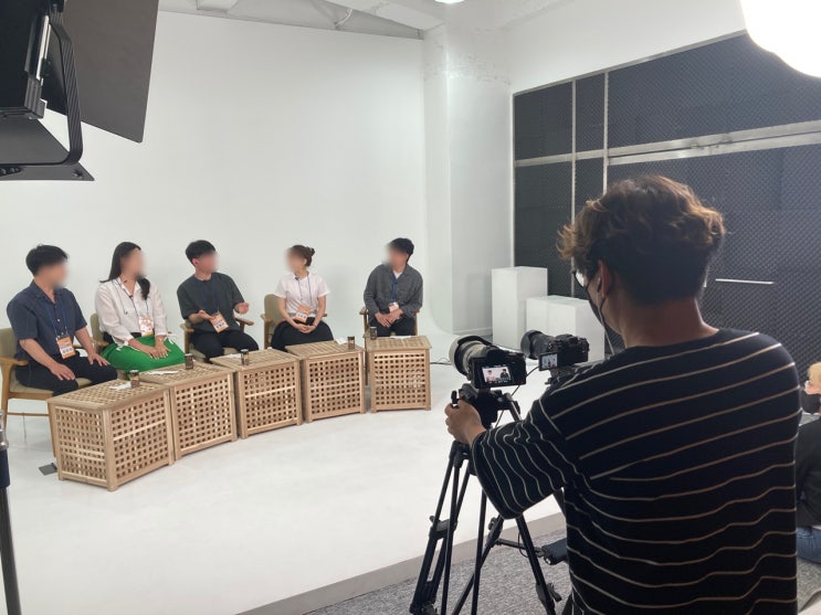 광주 대형 호리존 스튜디오 렌탈 <렌탈후기 '토크쇼 촬영'> STUDIO SHIMO