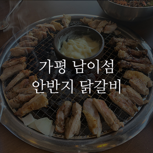 가평 남이섬 안반지 닭갈비 : 빠지에서 물놀이 후 사장님께 추천받아 남이섬 근처 맛집 다녀온 후기! ( Feat. 애견 동반 가능 식당 )