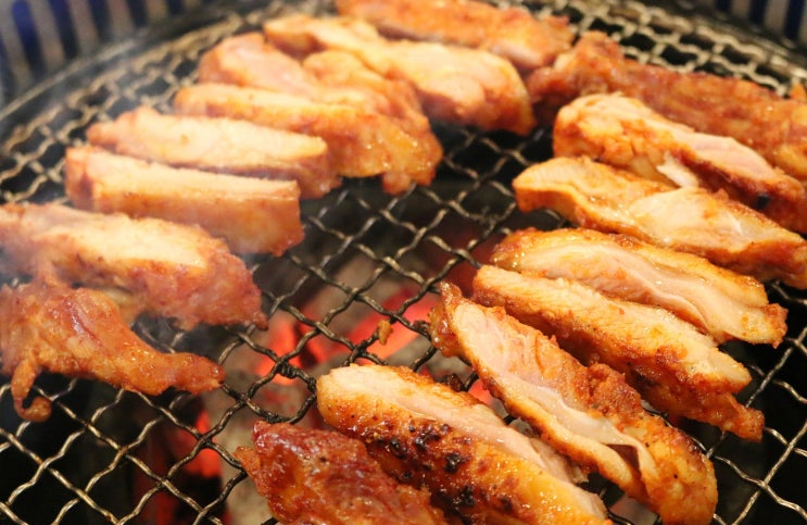  남양주 화도읍 북한강 점심 밥집, 숯불닭갈비양양막국수