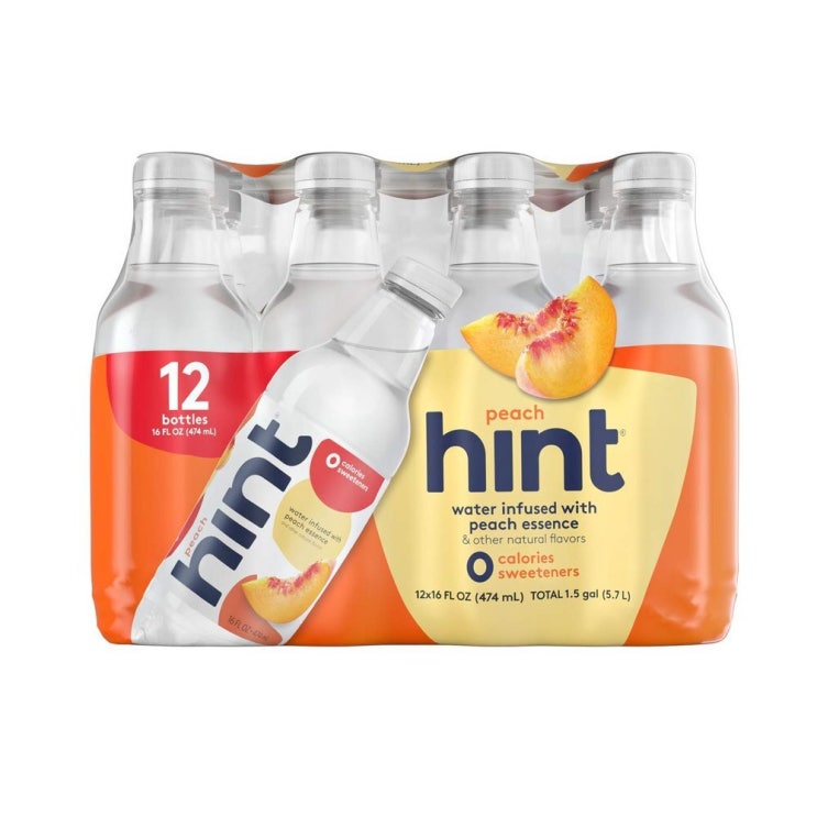 가성비 좋은 힌트 워터 피치 복숭아 제로 Hint Water 16oz 474ml 12병 추천해요 가성비 좋은 힌트 워터 피치 복숭아 제로 Hint Water 16oz 474ml 12병 추천해요