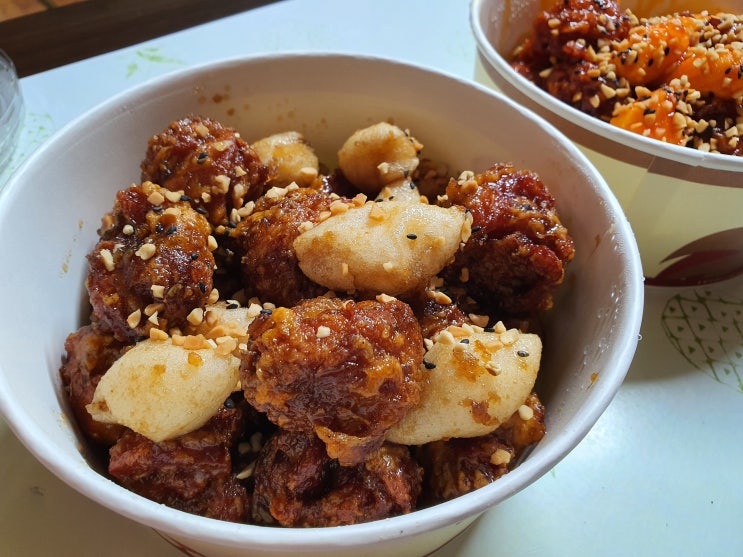  제천맛집 하소동 인생닭강정 포장해서 먹었어요