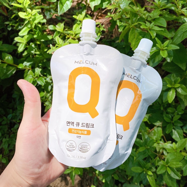  멜큠 면역 큐 드링크 면역력 챙겨봐요