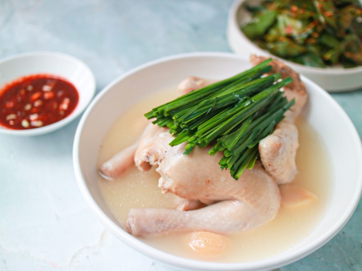  닭 백숙 삼계탕 차이 영계 삼계닭 보양식 만드는법, 이북식 찜닭 백종원 닭찜 양념장 소스