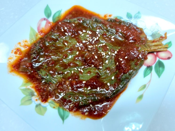  깻잎찜 만들기