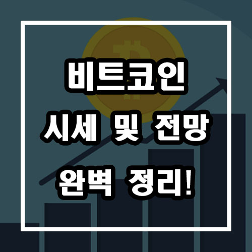  비트코인 시세 및 전망 완벽 정리