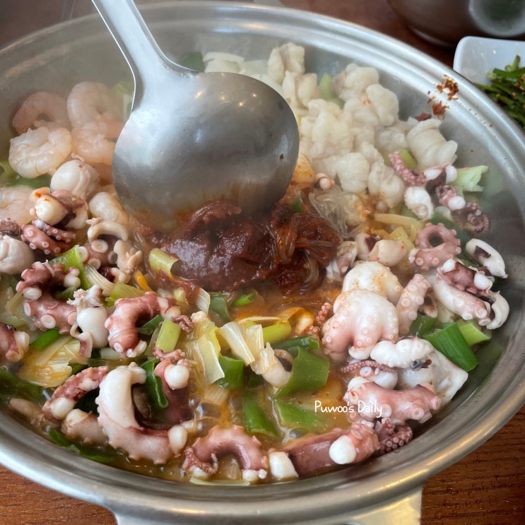  부산 해운대 핫플 <개미집 국제시장본점> 낙곱새 맛집