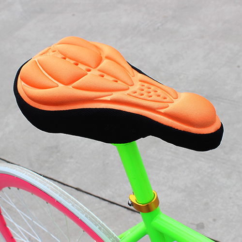 인기있는 베씨 베이직 3D 입체 자전거 안장쿠션 커버 싱크라이더, 오렌지 추천해요