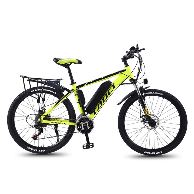 가성비갑 AKEZ TAOCI 02 성인 26인치 리튬 배터리 알루미늄 전기자전거mtb 36V산악 바이크, 5.블랙+옐로우A (10AH) 추천해요 가성비갑 AKEZ TAOCI 02 성인 26인치 리튬 배터리 알루미늄 전기자전거mtb 36V산악 바이크, 5.블랙+옐로우A (10AH) 추천해요