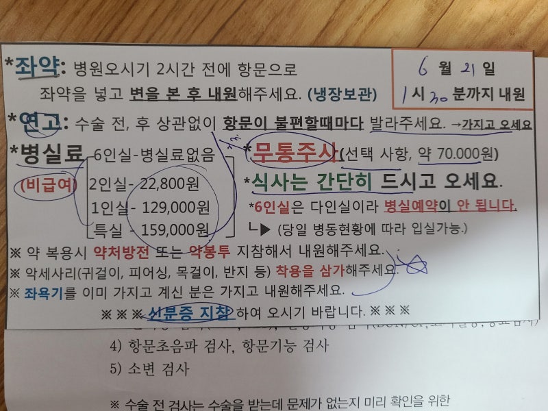 부산 웰니스병원 치질수술(치핵4도) 후기......(feat.바나나클립)