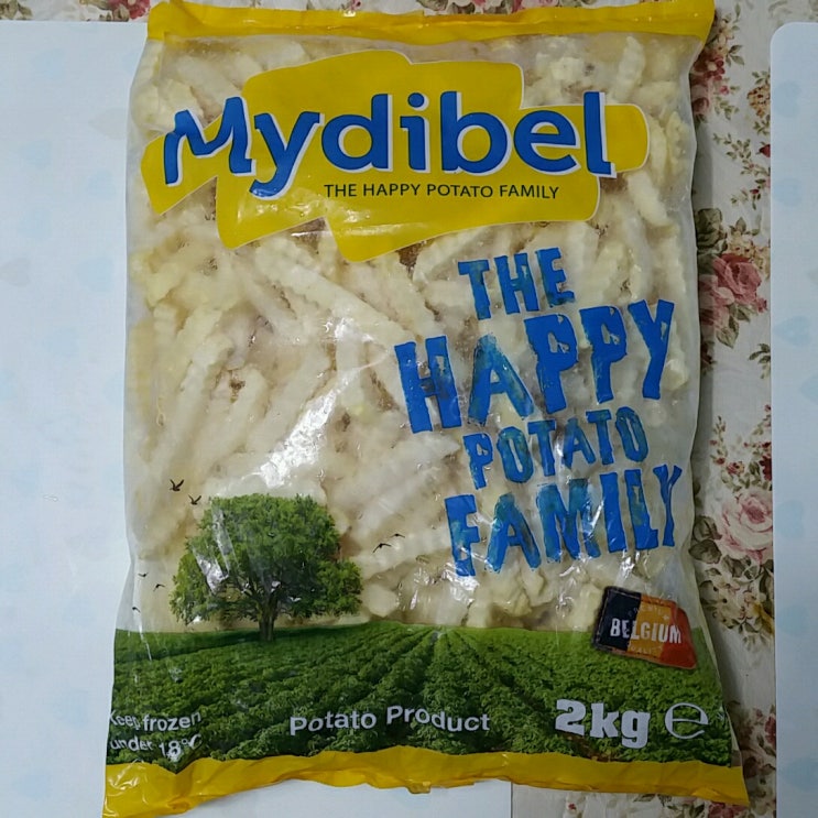 [감자튀김에서] 마이디벨 크링클컷 감자튀김 2kg (Mydibel Potato)