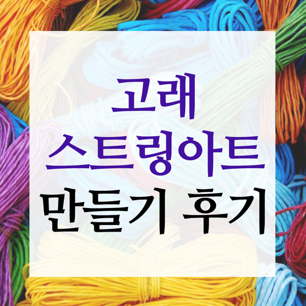  광주 스트링아트 공방 새로피다