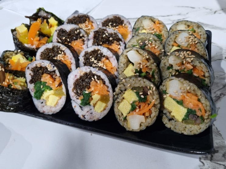 목포 맛집 정성김밥에서 전복김밥과 톳김밥 먹고왔어요~ 목포역 근처 걸어서가기도 좋아요