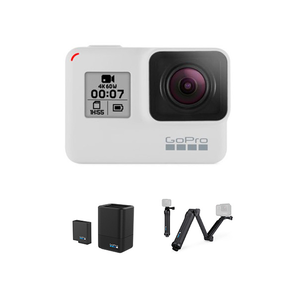 인지도 있는 고프로 HERO 7 Black 히어로7 블랙 더스크 화이트 + 듀얼 배터리 차져 배터리킷 + 3Way 셀카봉, SPCH1 추천해요 인지도 있는 고프로 HERO 7 Black 히어로7 블랙 더스크 화이트 + 듀얼 배터리 차져 배터리킷 + 3Way 셀카봉, SPCH1 추천해요