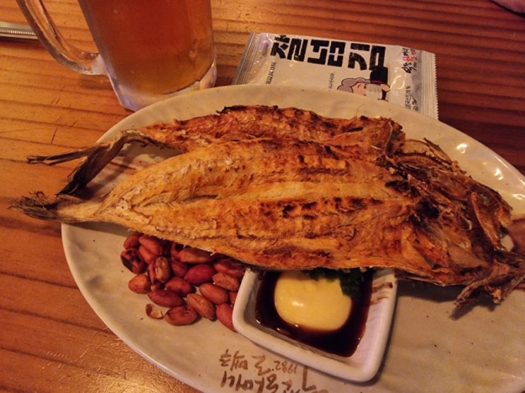  아산 지중해마을 맛집 술집 역전할머니맥주 먹태 수제소세지