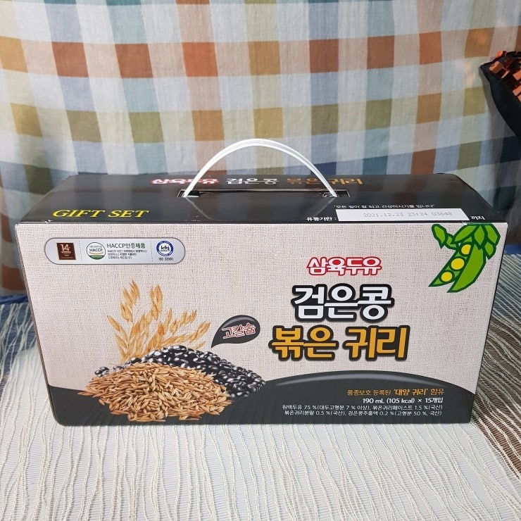 건강을 위한 귀리두유 삼육두유 맛있는두유 검은콩볶은귀리 만나봤어요.
